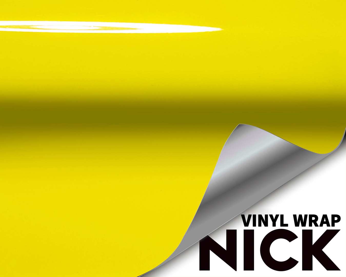 Racing Yellow Vinyl Wrap
