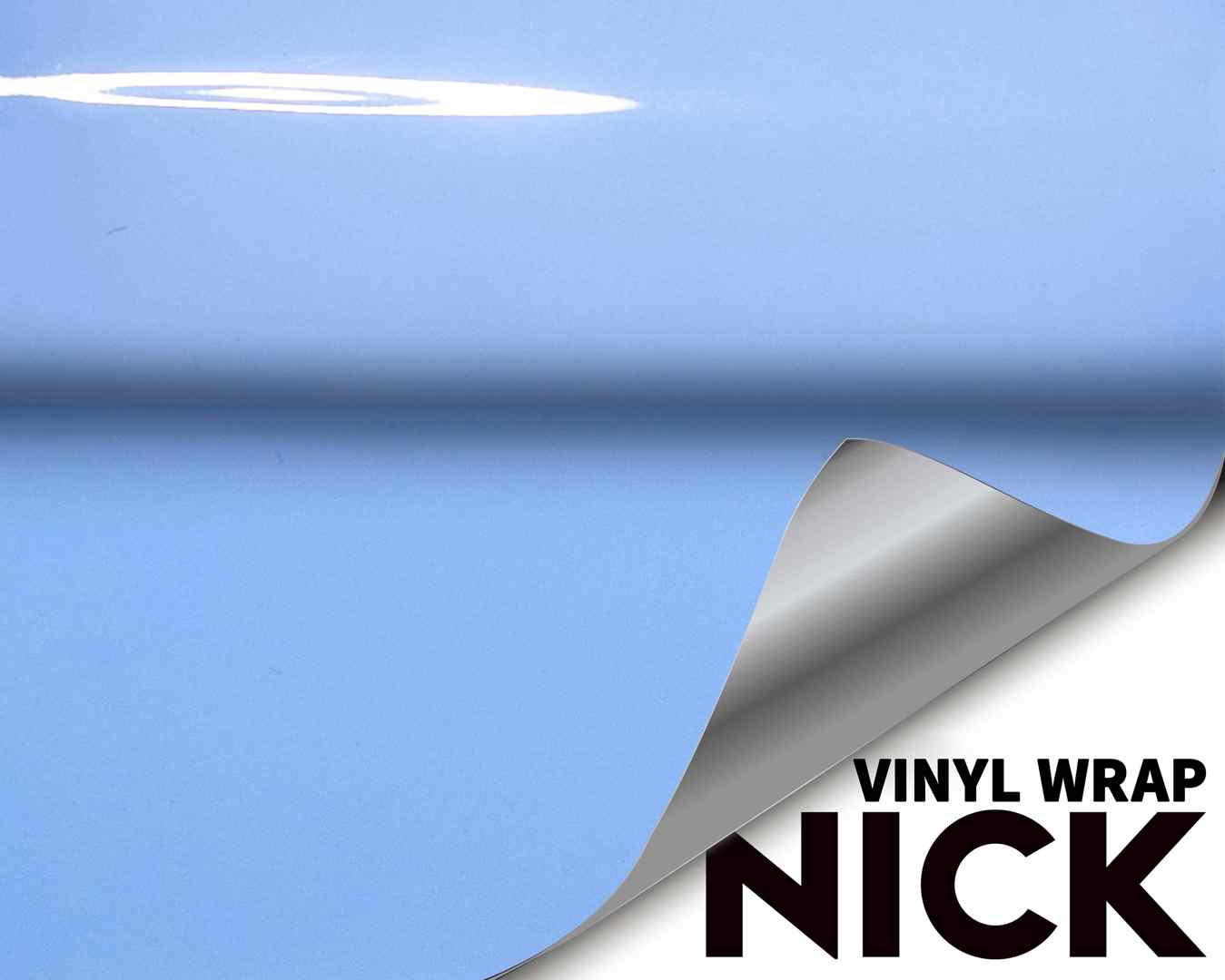 Misty Blue Vinyl Wrap