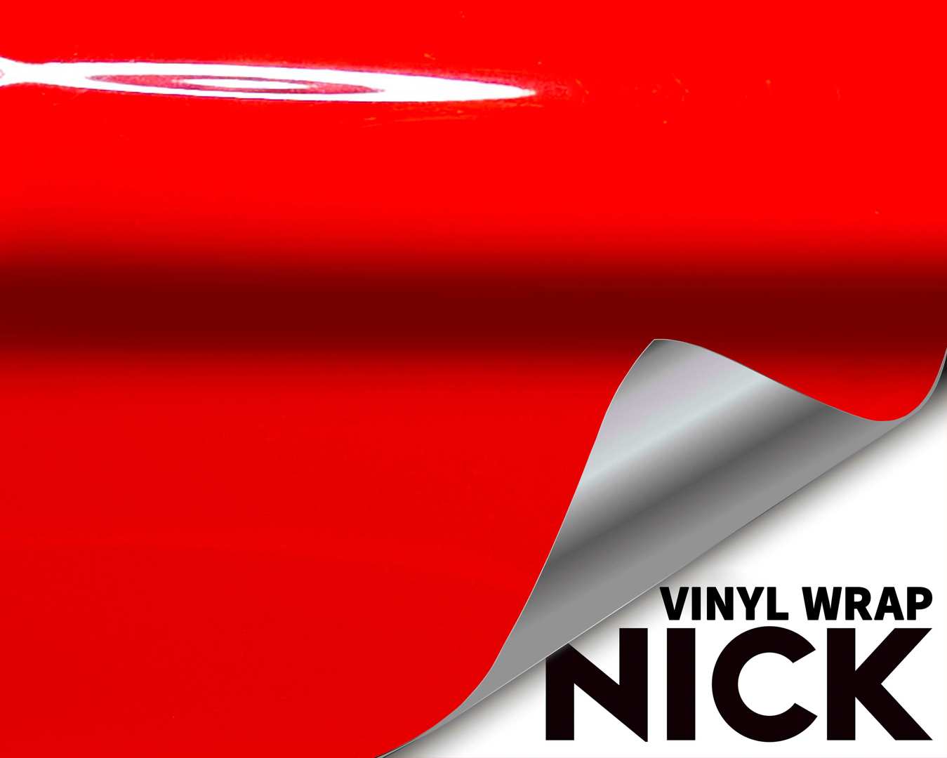 Ferrari Red Vinyl Wrap