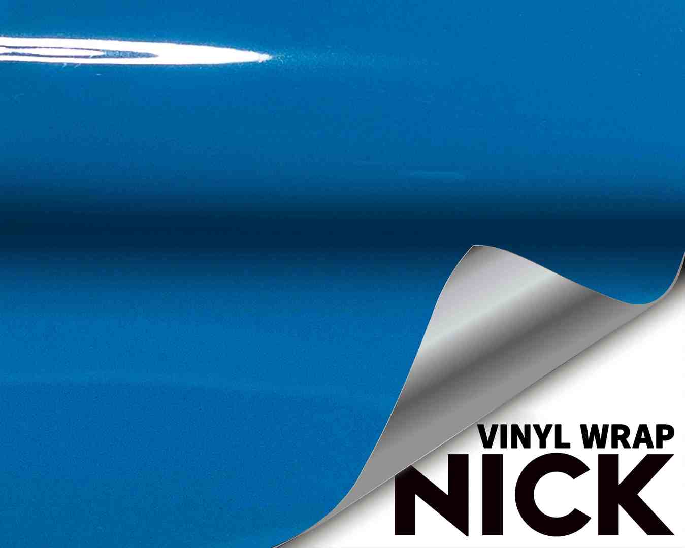 Crystal Porcelain Blue Vinyl Wrap