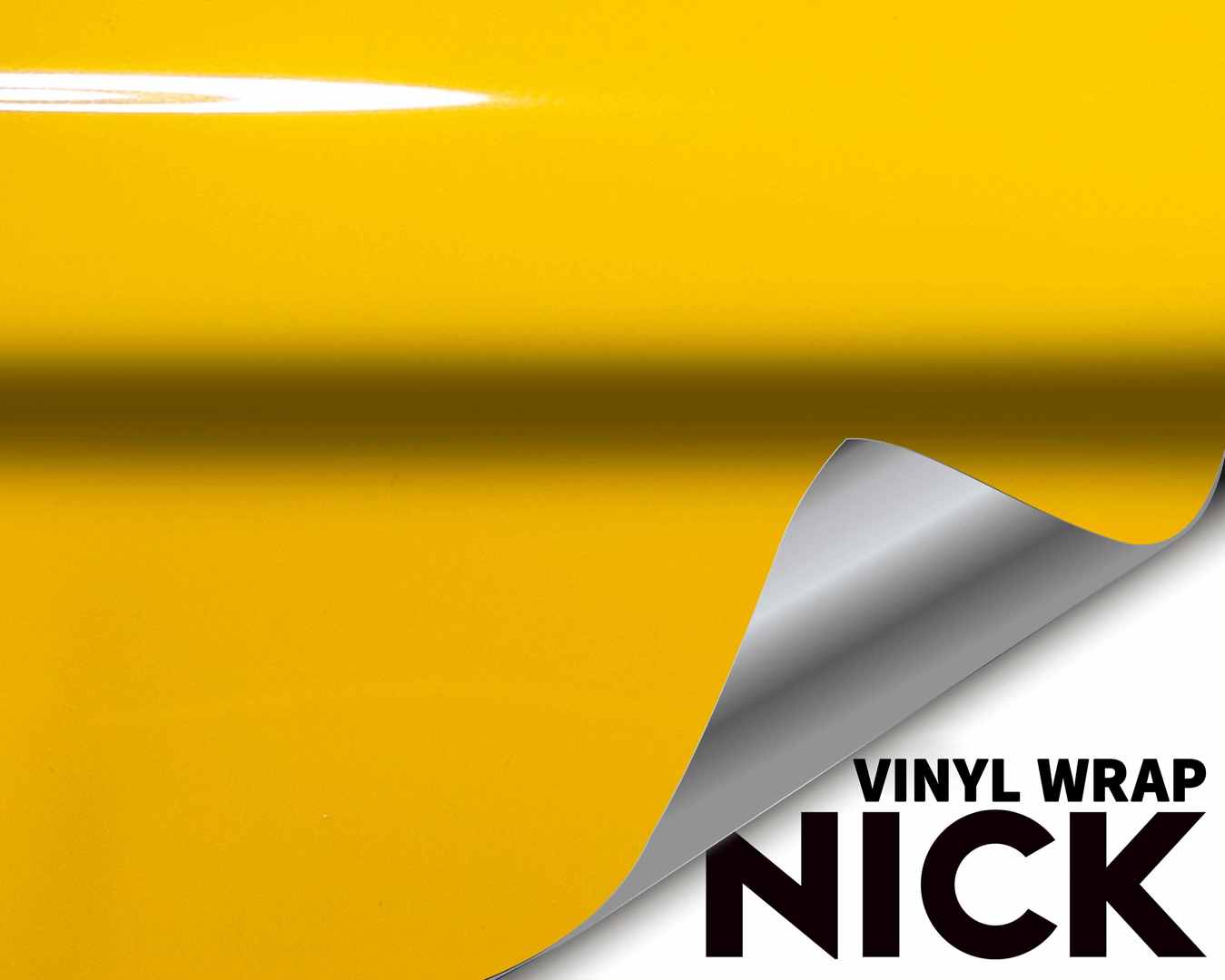 Crystal Maple Yellow Vinyl Wrap