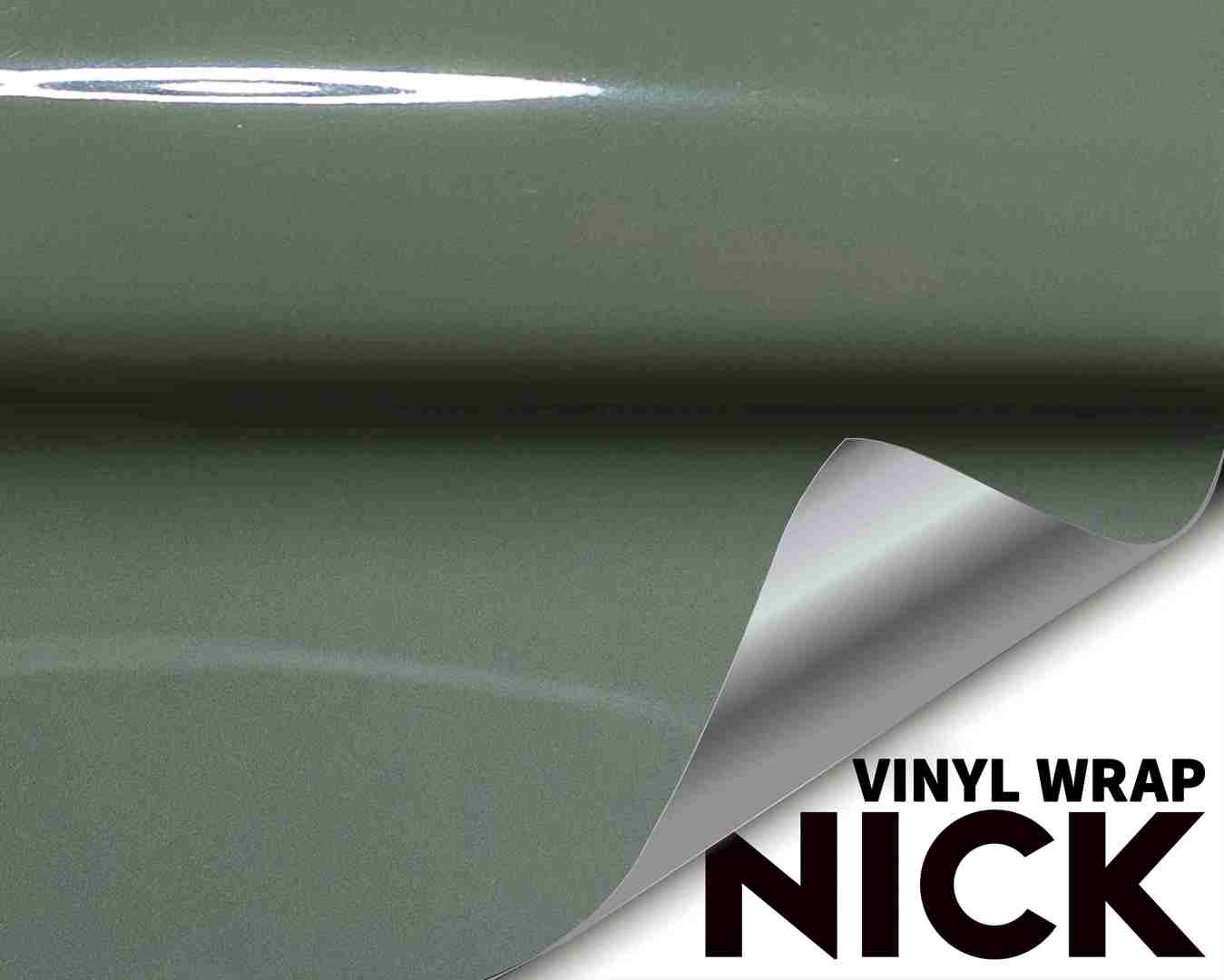 Crystal Khaki Green Vinyl Wrap