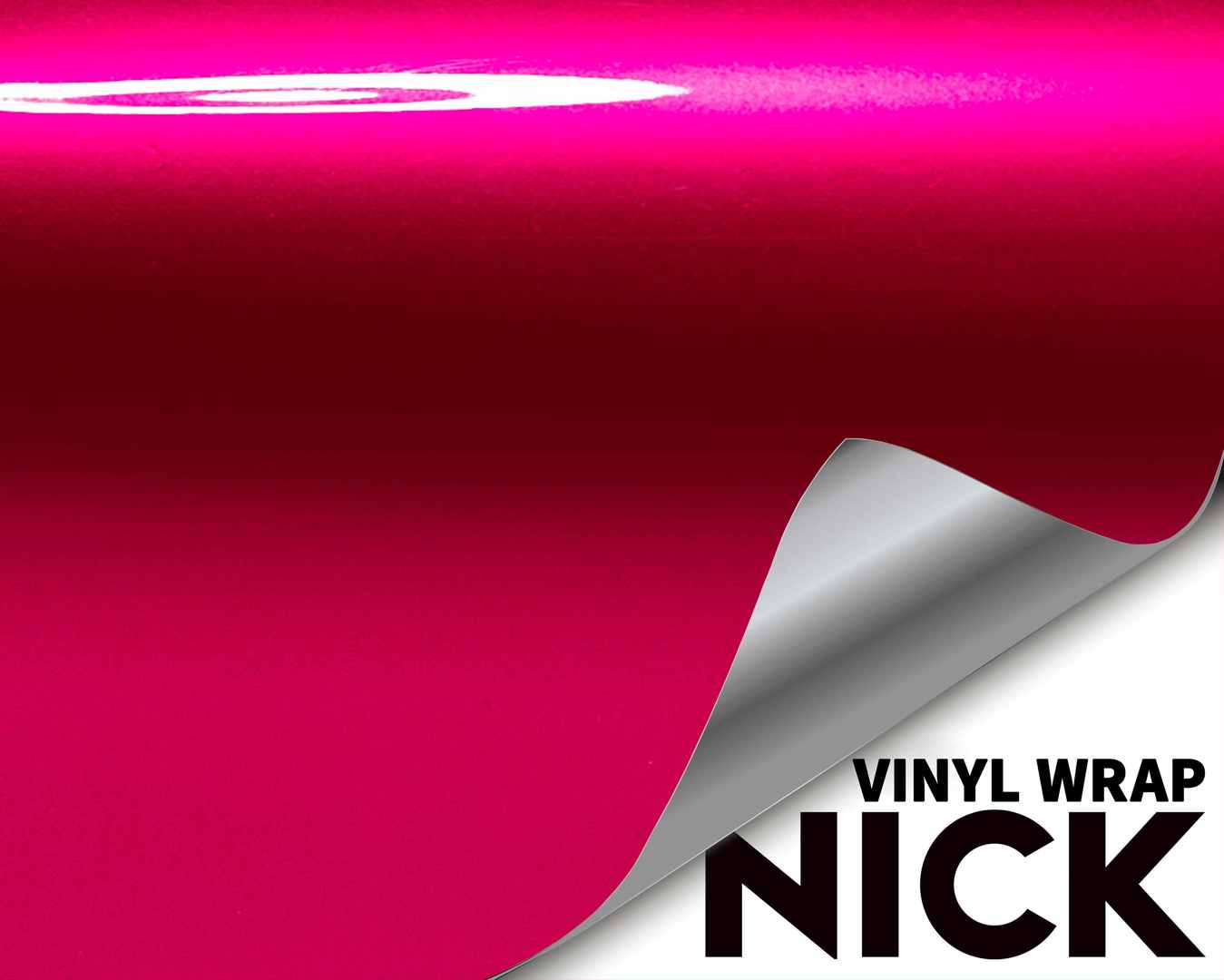 Liquid Metal Rose Red Vinyl Wrap