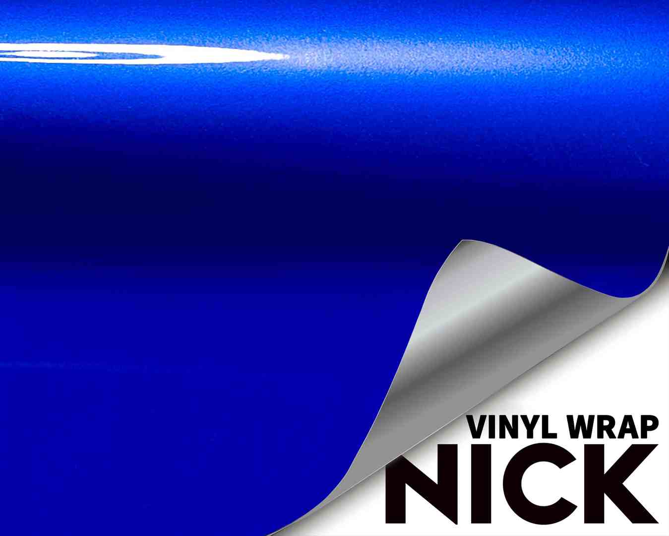 Liquid Gemstone Blue Vinyl Wrap