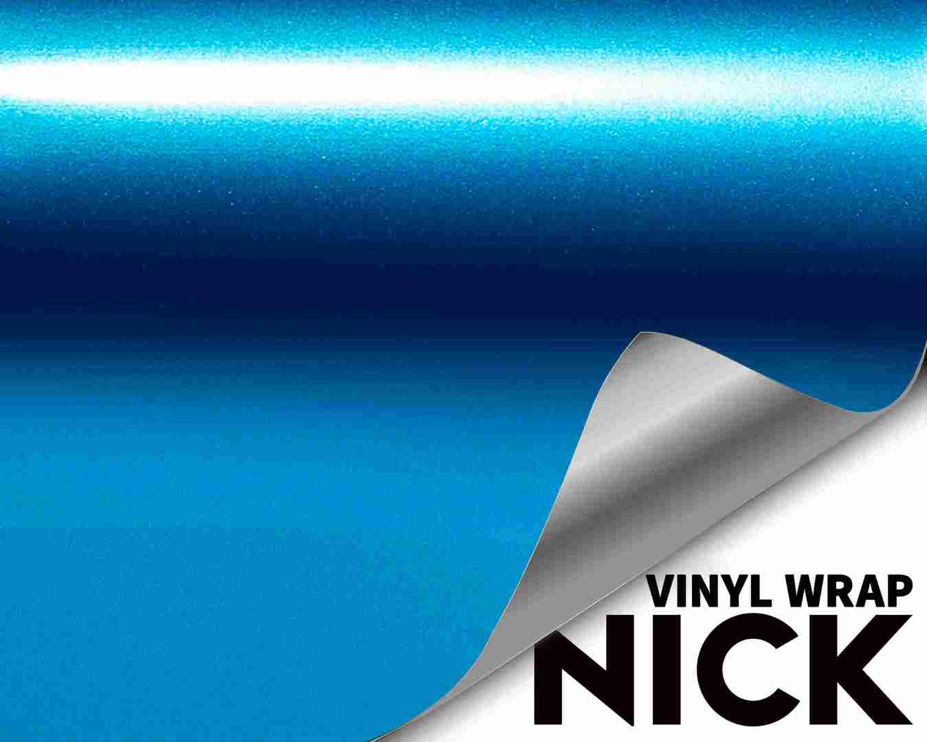 Liquid Caribbean Blue Vinyl Wrap