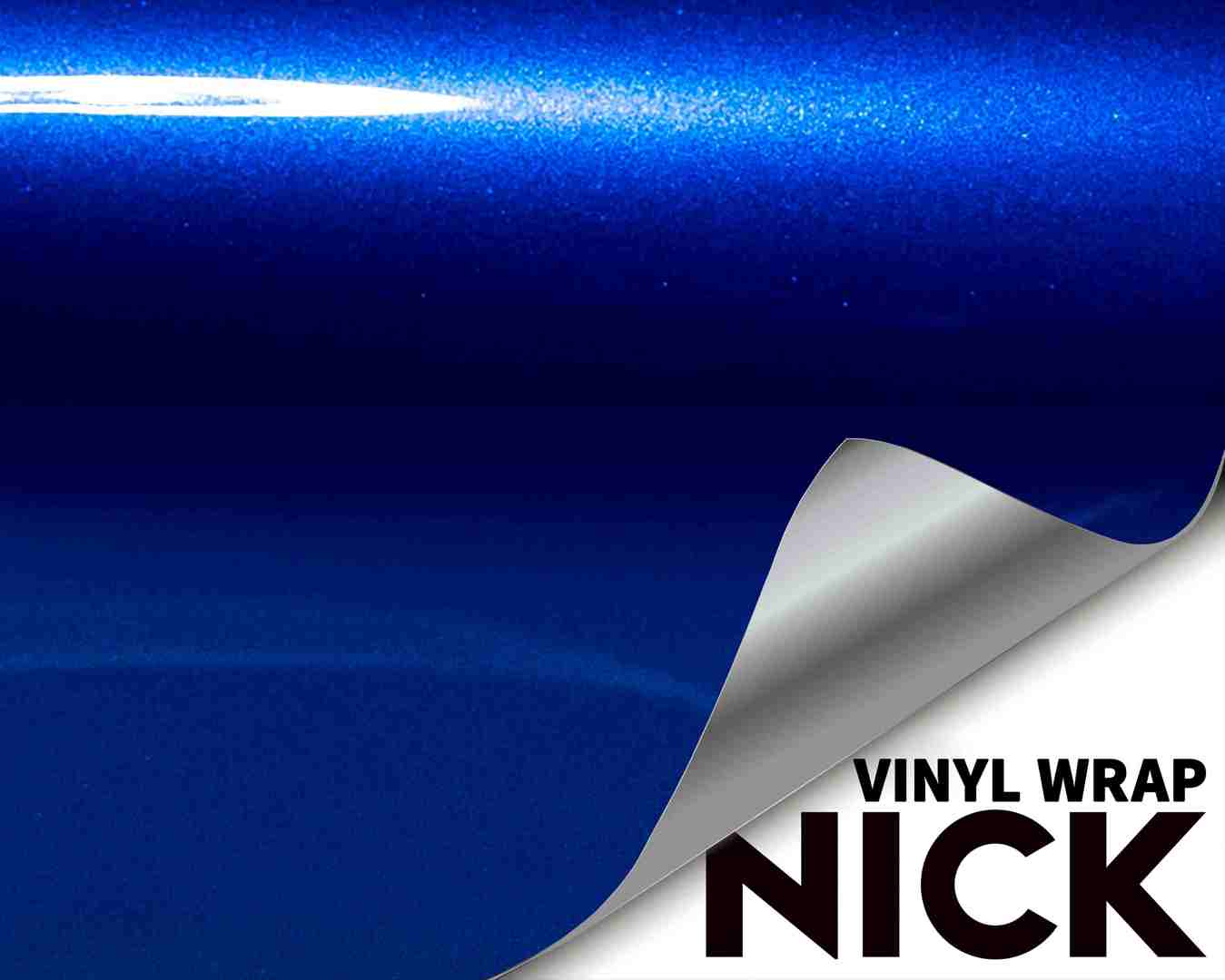 Liquid Aurora Blue Vinyl Wrap