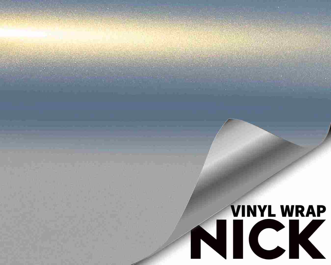 Phantom Gray Charm Gold Vinyl Wrap