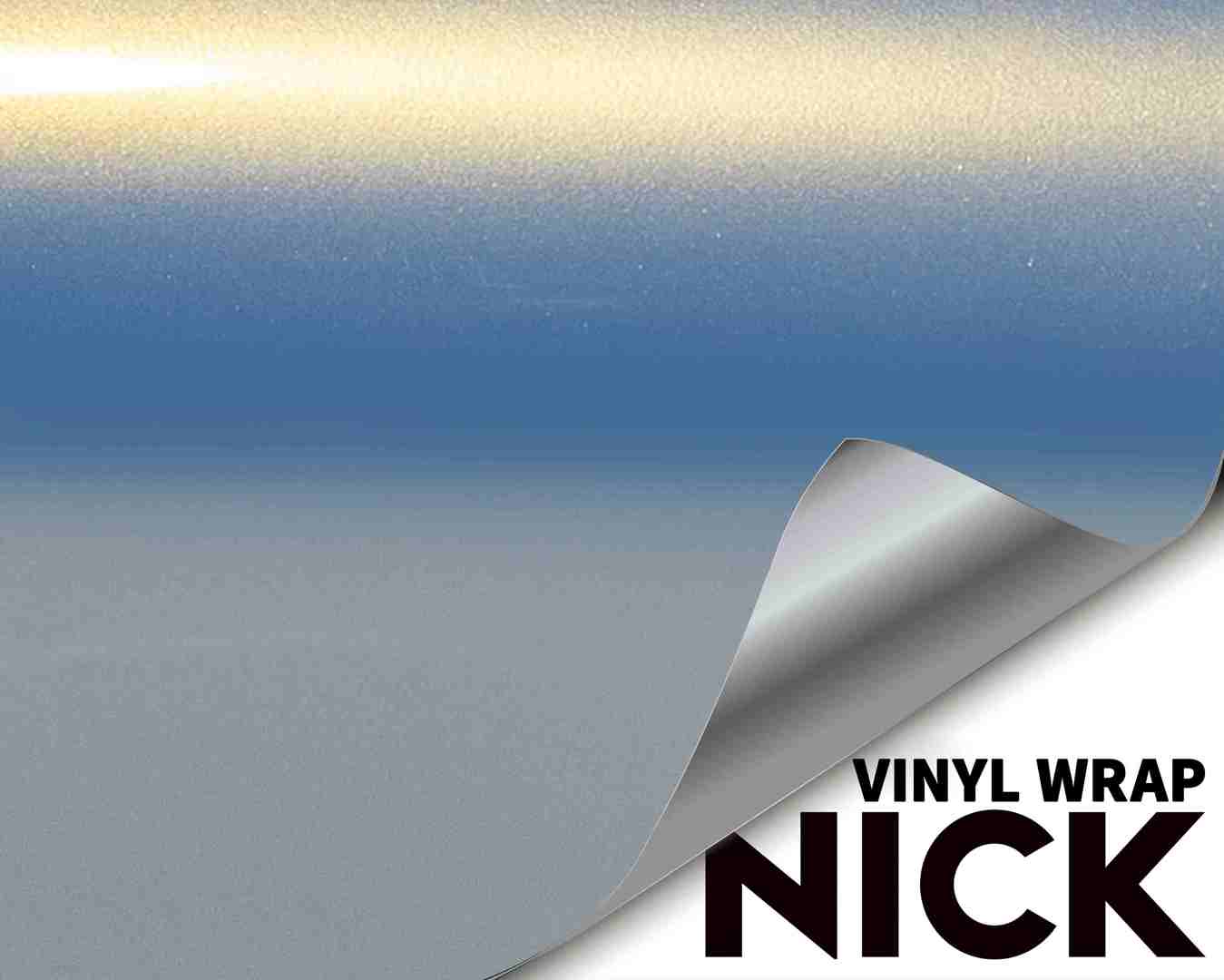 Dreamy Gray Charm Gold Vinyl Wrap
