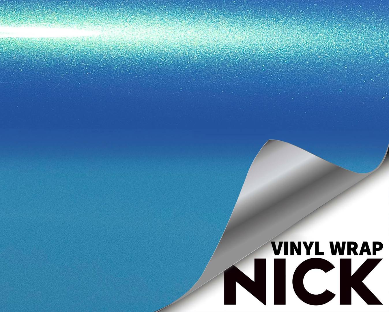 Dreamy Blue Green Vinyl Wrap