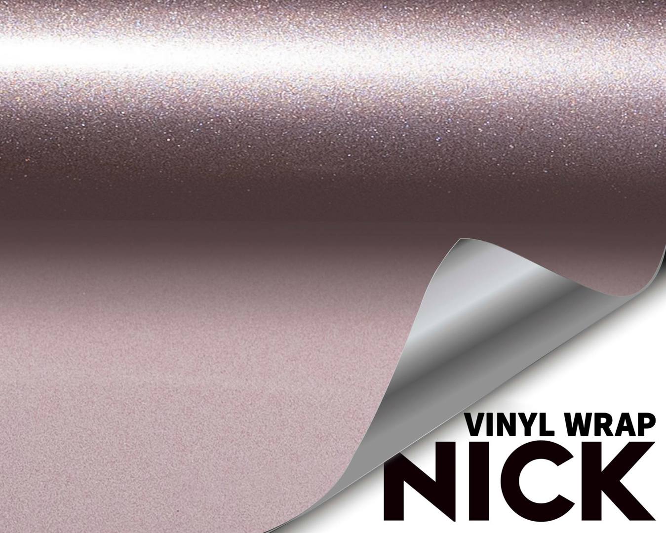 Ultra Bright Metal Rose Gold Vinyl Wrap