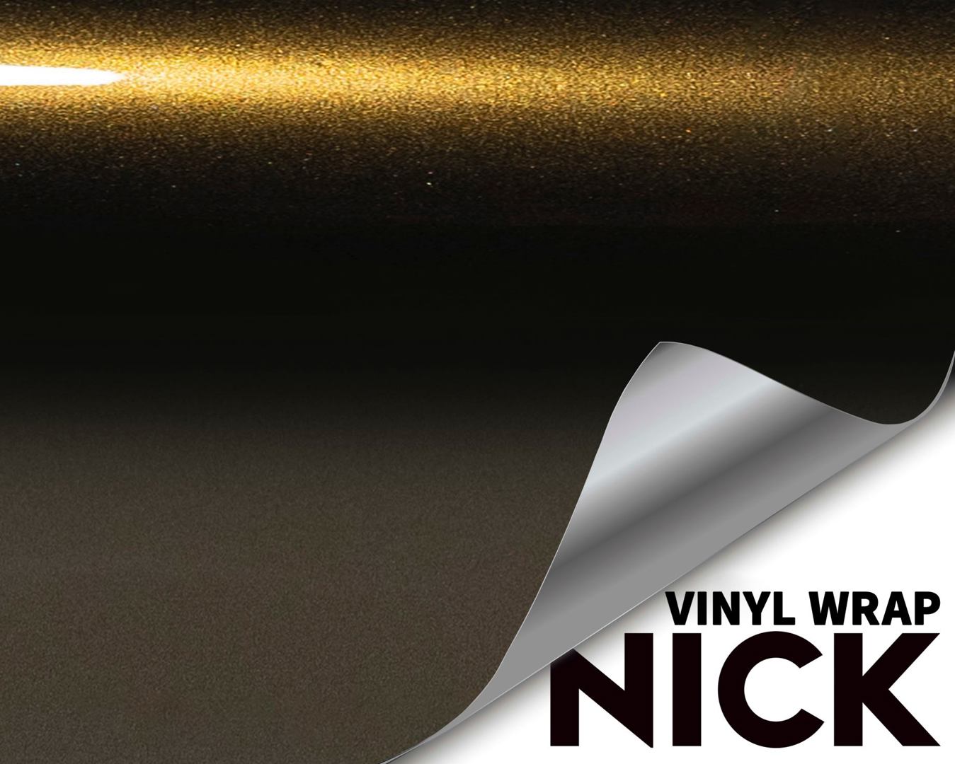 Ultra Bright Metal Midnight Gold Vinyl Wrap