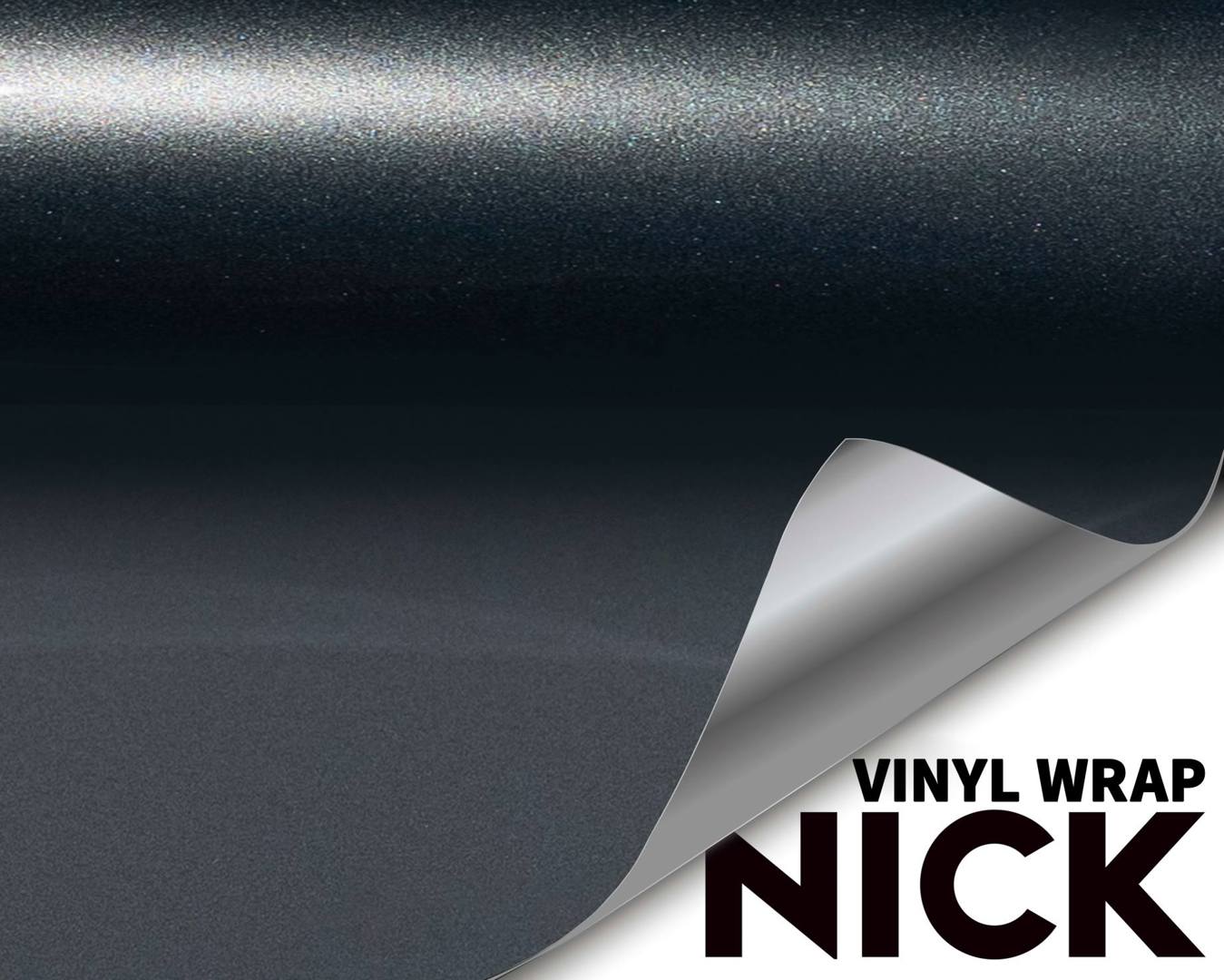 Ultra Bright Metal Gun Gray Vinyl Wrap