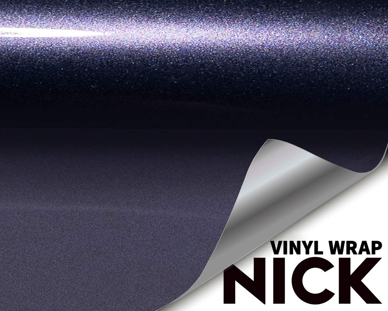 Ultra Bright Metal Gray Violet Vinyl Wrap