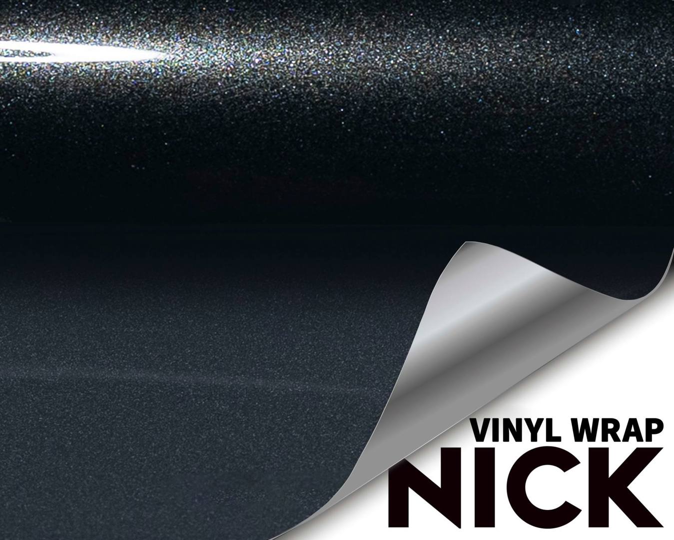 Ultra Bright Metal Coal Gray Vinyl Wrap