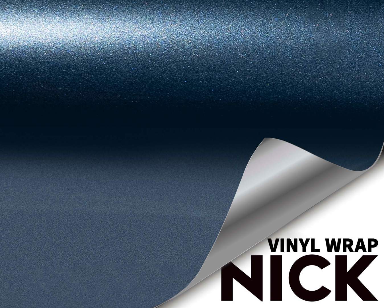 Ultra Bright Metal Byron Bay Blue Vinyl Wrap
