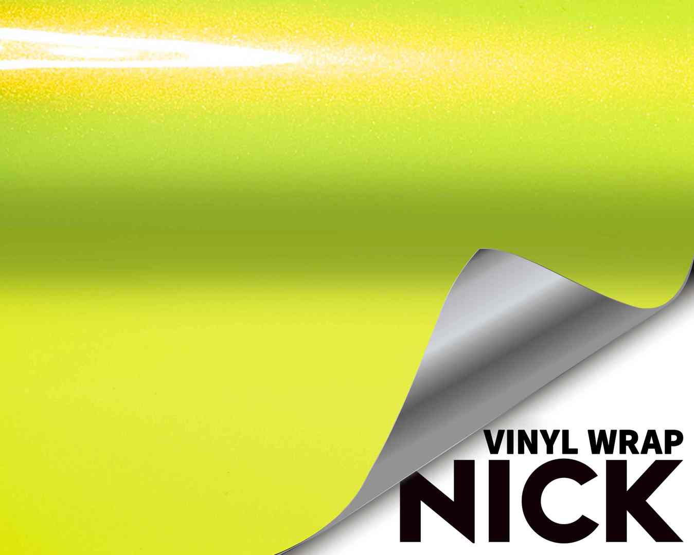 luorescent Yellow Vinyl Wrap