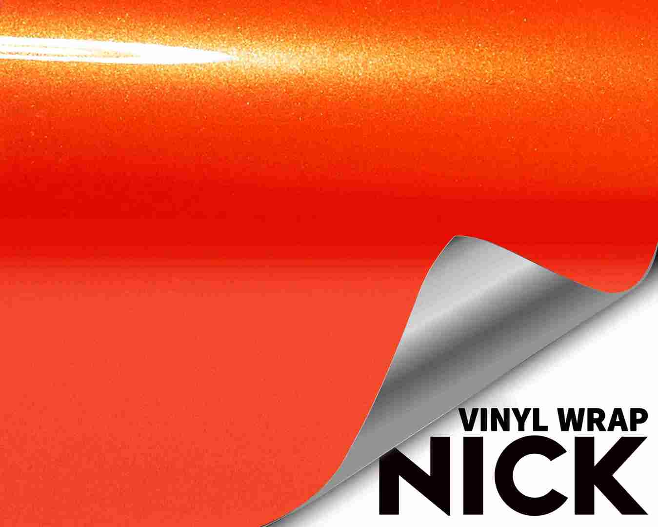 Lava Orange Vinyl Wrap