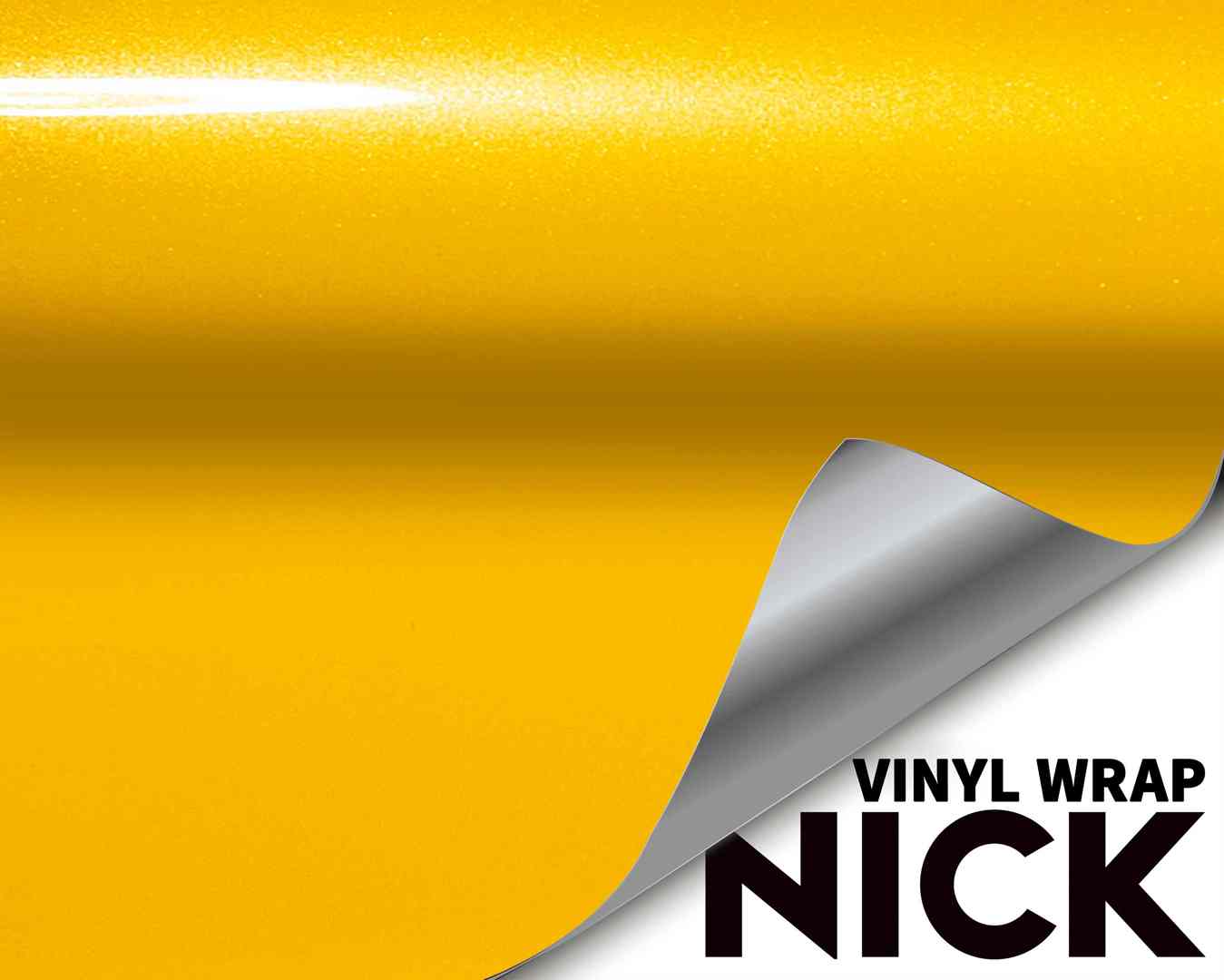 Dazzling Yellow Vinyl Wrap