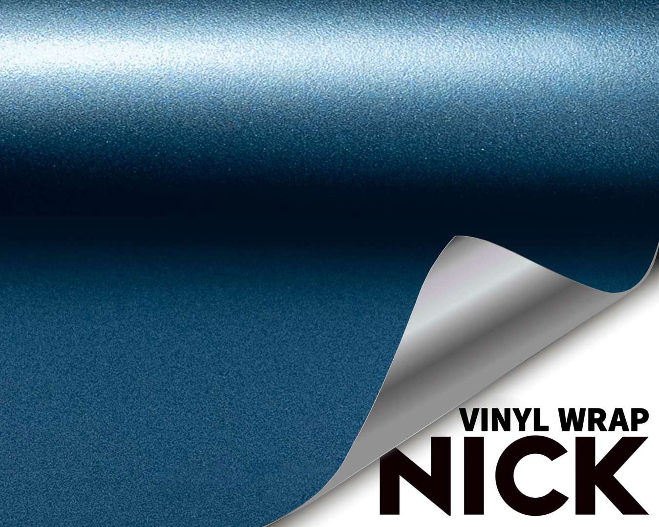 Ultra Matte Metal Gray Blue Vinyl Wrap