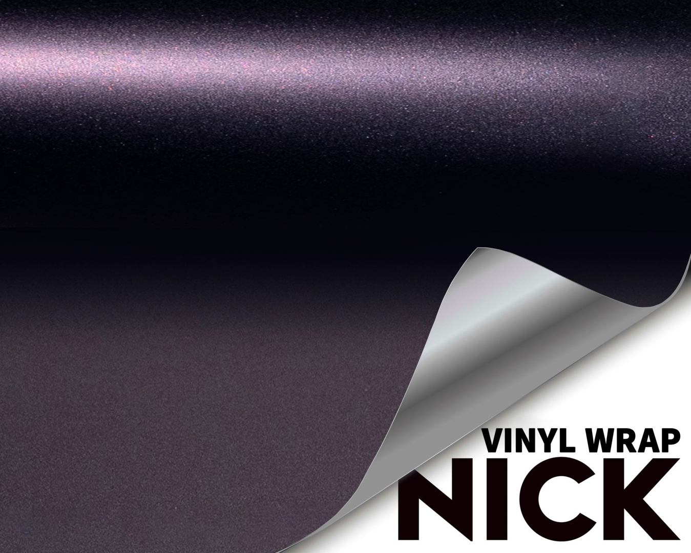 Ultra Matte Metal Black Phantom Purple Vinyl Wrap