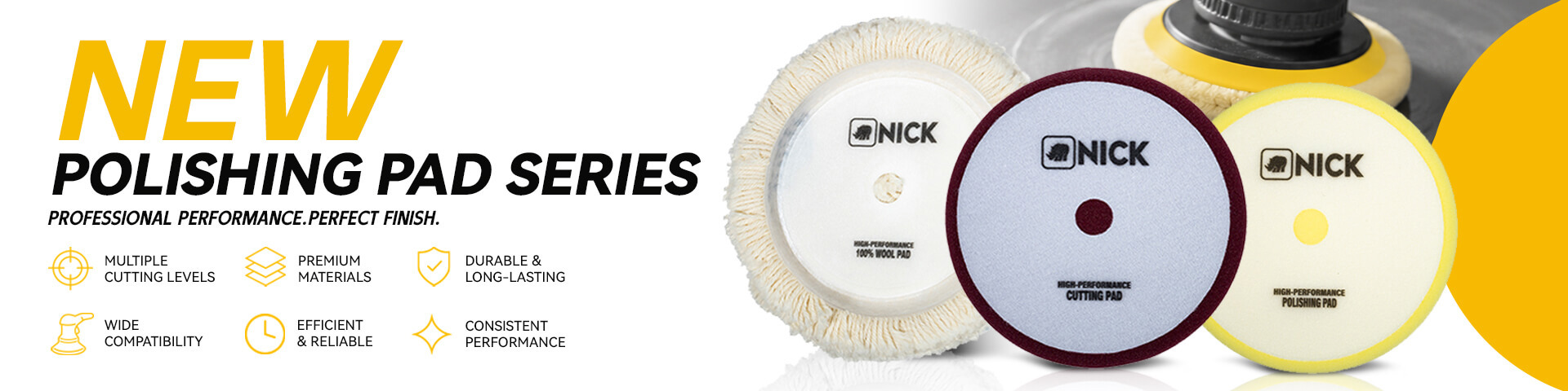 High-performance 100% Wool Pad