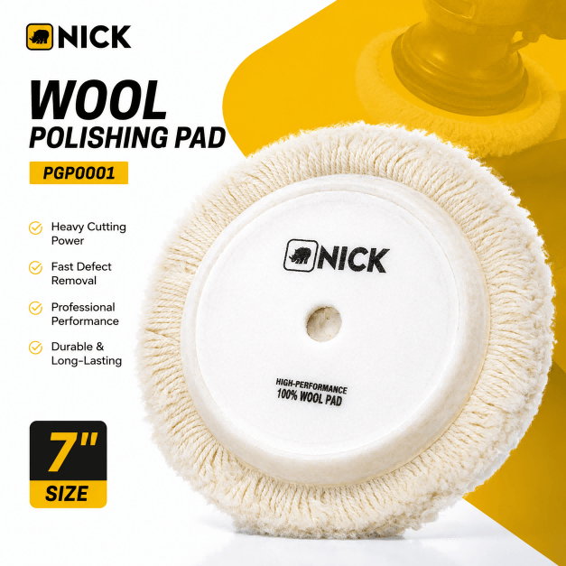 High-performance 100% Wool Pad