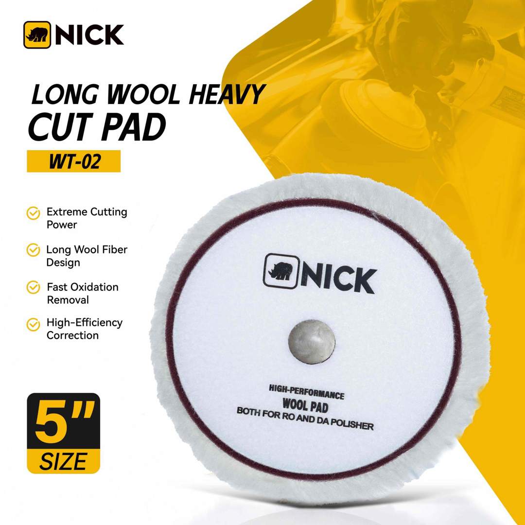 HIGH-PERFORMANCE LONG WOOL CUTTING Pad 5″