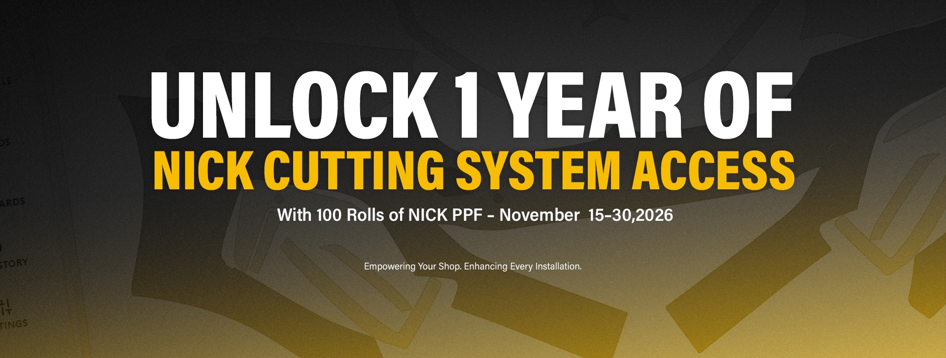 Professional Pre-cutting System for PPF & Window Tint